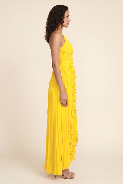 AURELIA MAXI DRESS Yellow side
