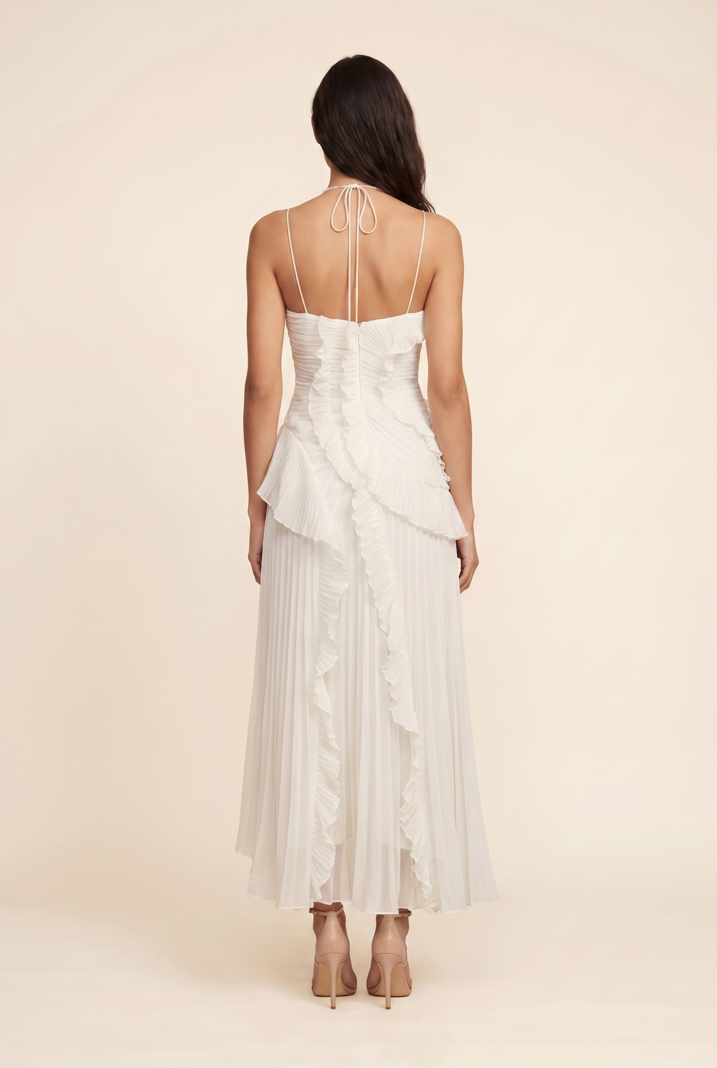 AURELIA MAXI DRESS White back