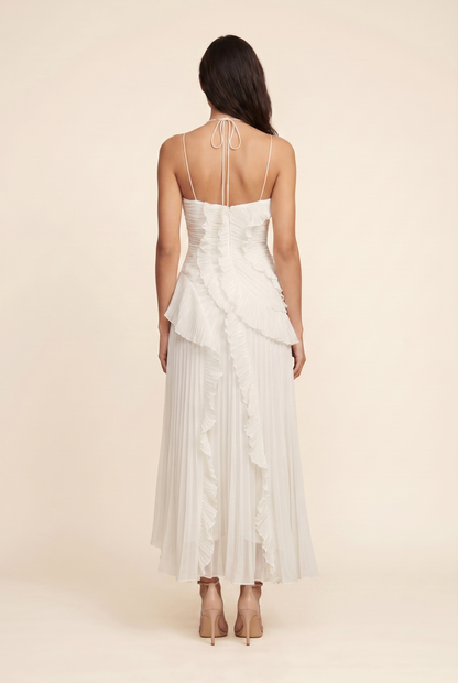 AURELIA MAXI DRESS White back