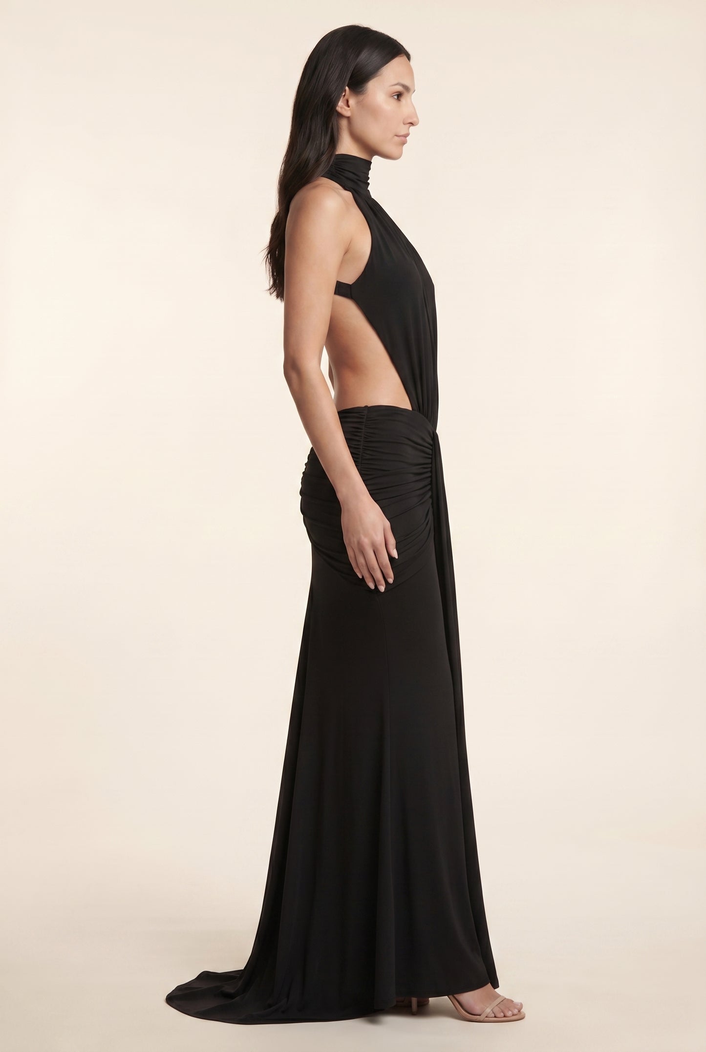 CLARA MAXI DRESS Black side