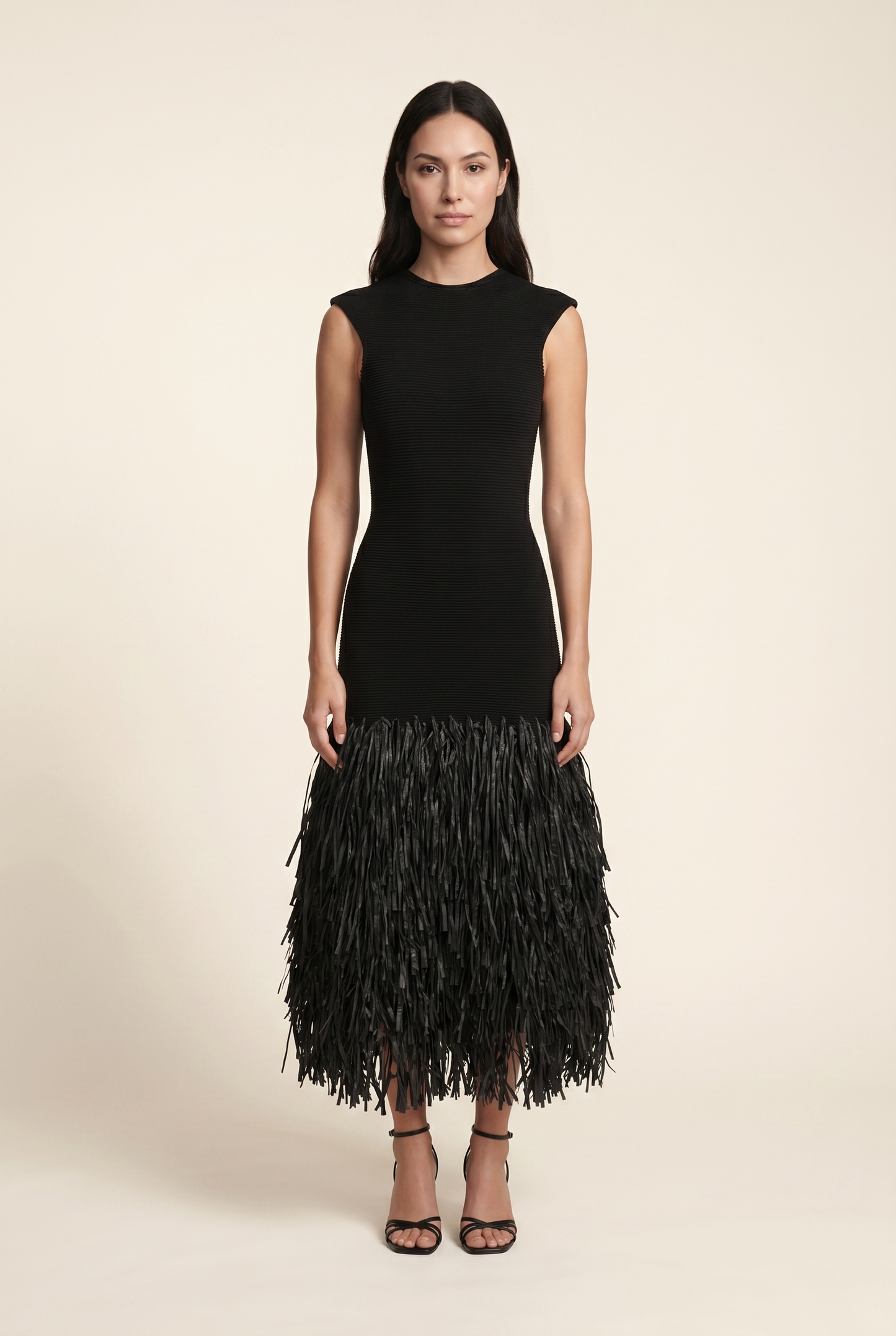 ROSALIE MAXI DRESS Black front
