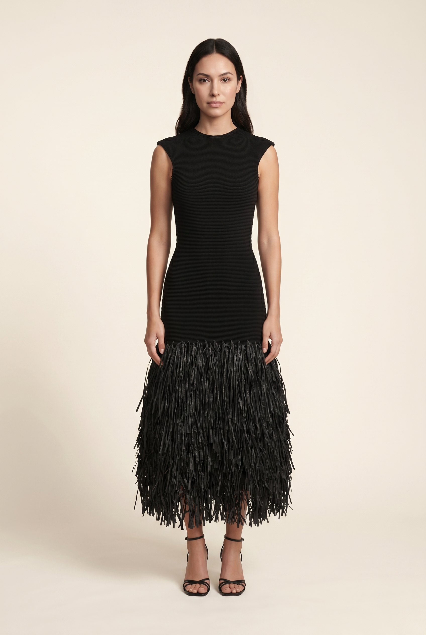 ROSALIE MAXI DRESS Black front