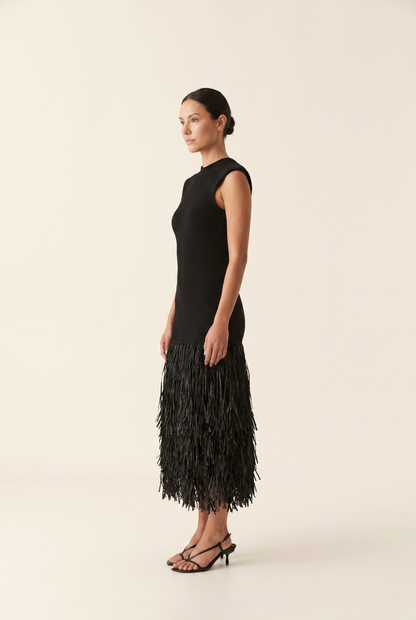 ROSALIE MAXI DRESS Black side
