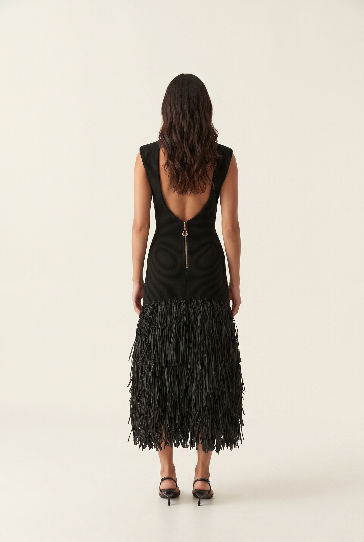 ROSALIE MAXI DRESS Black back