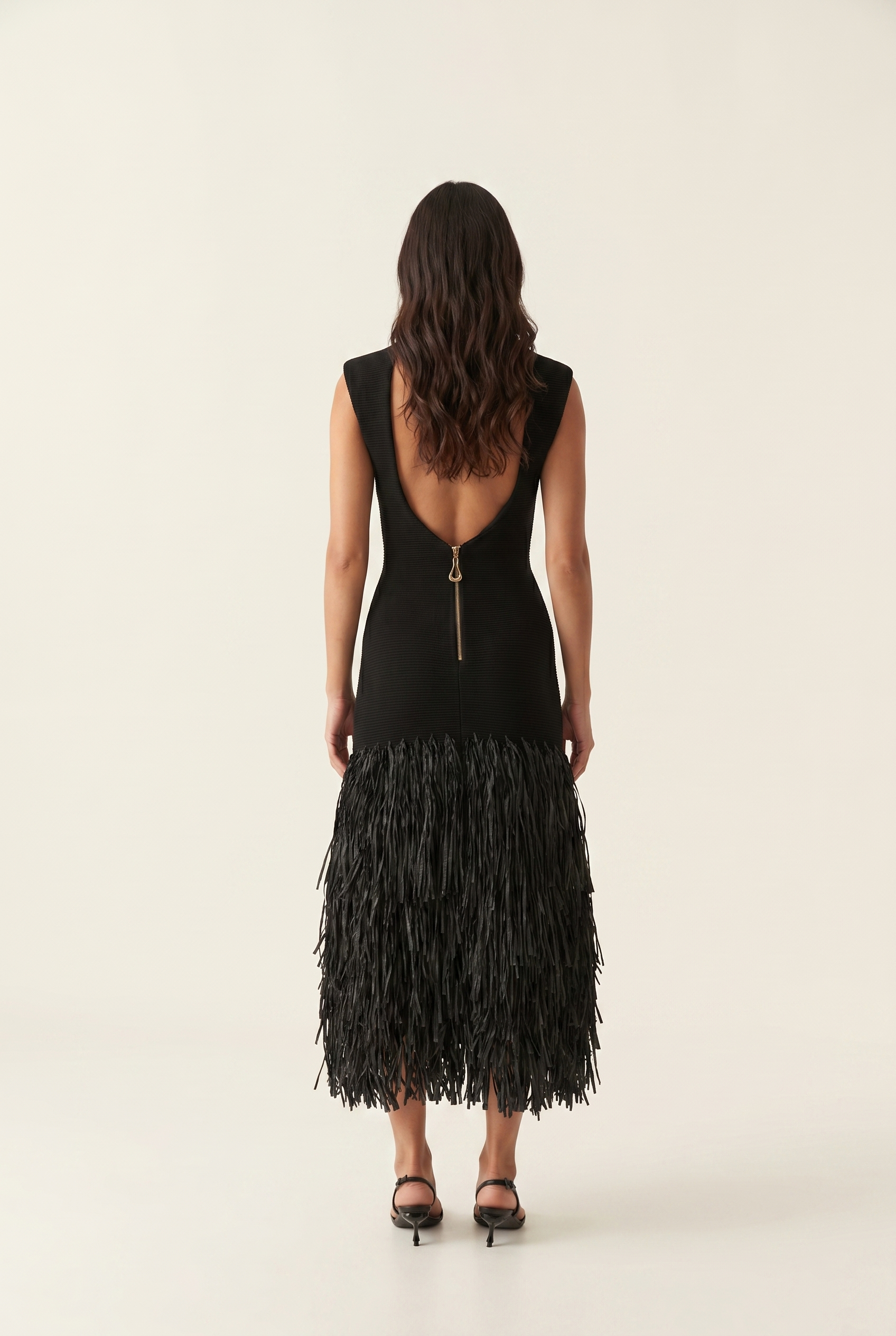 ROSALIE MAXI DRESS Black back