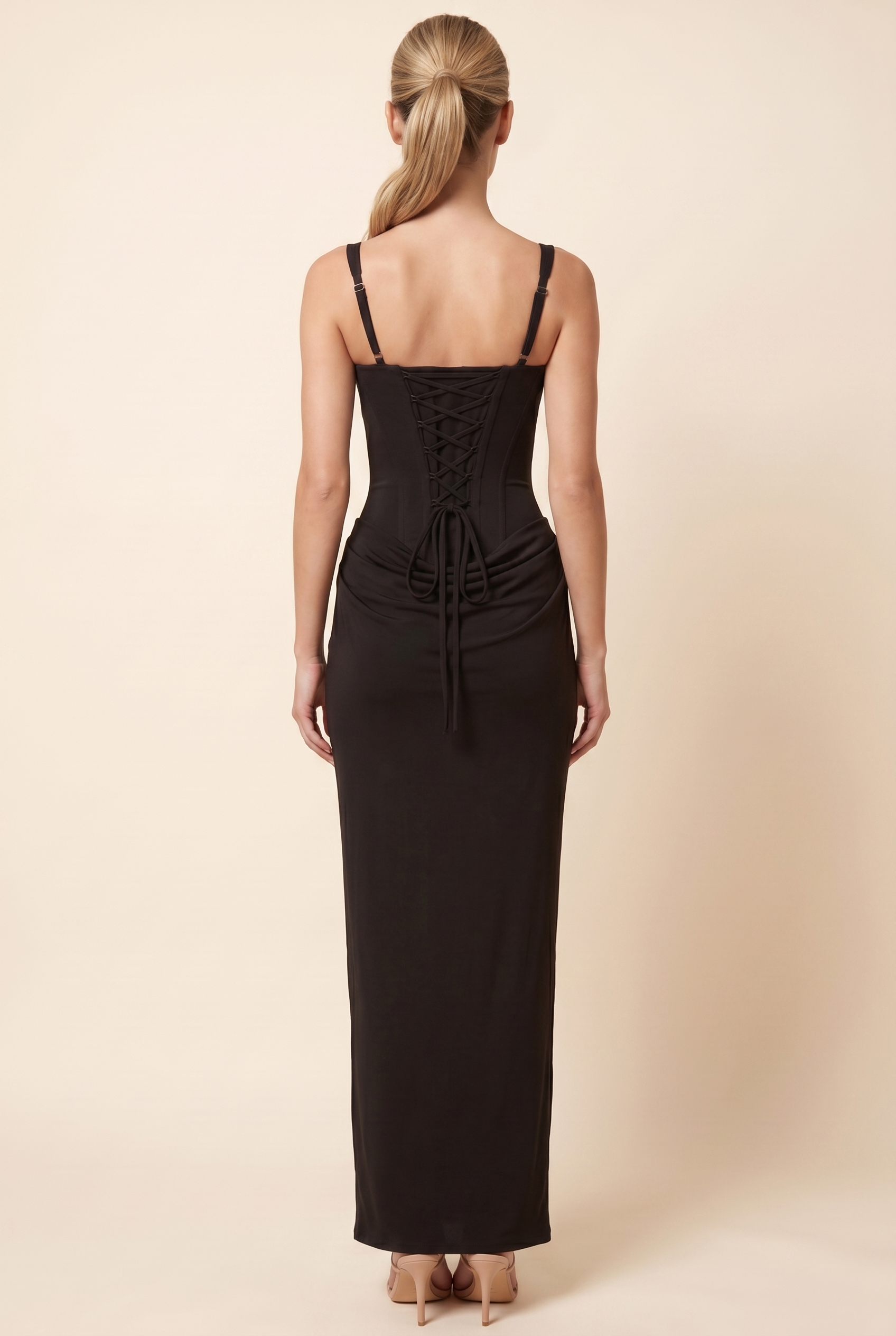 SUKI MAXI DRESS Black back