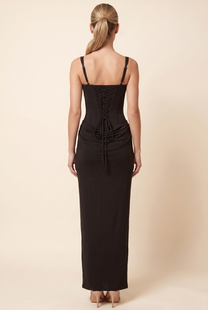 SUKI MAXI DRESS Black back