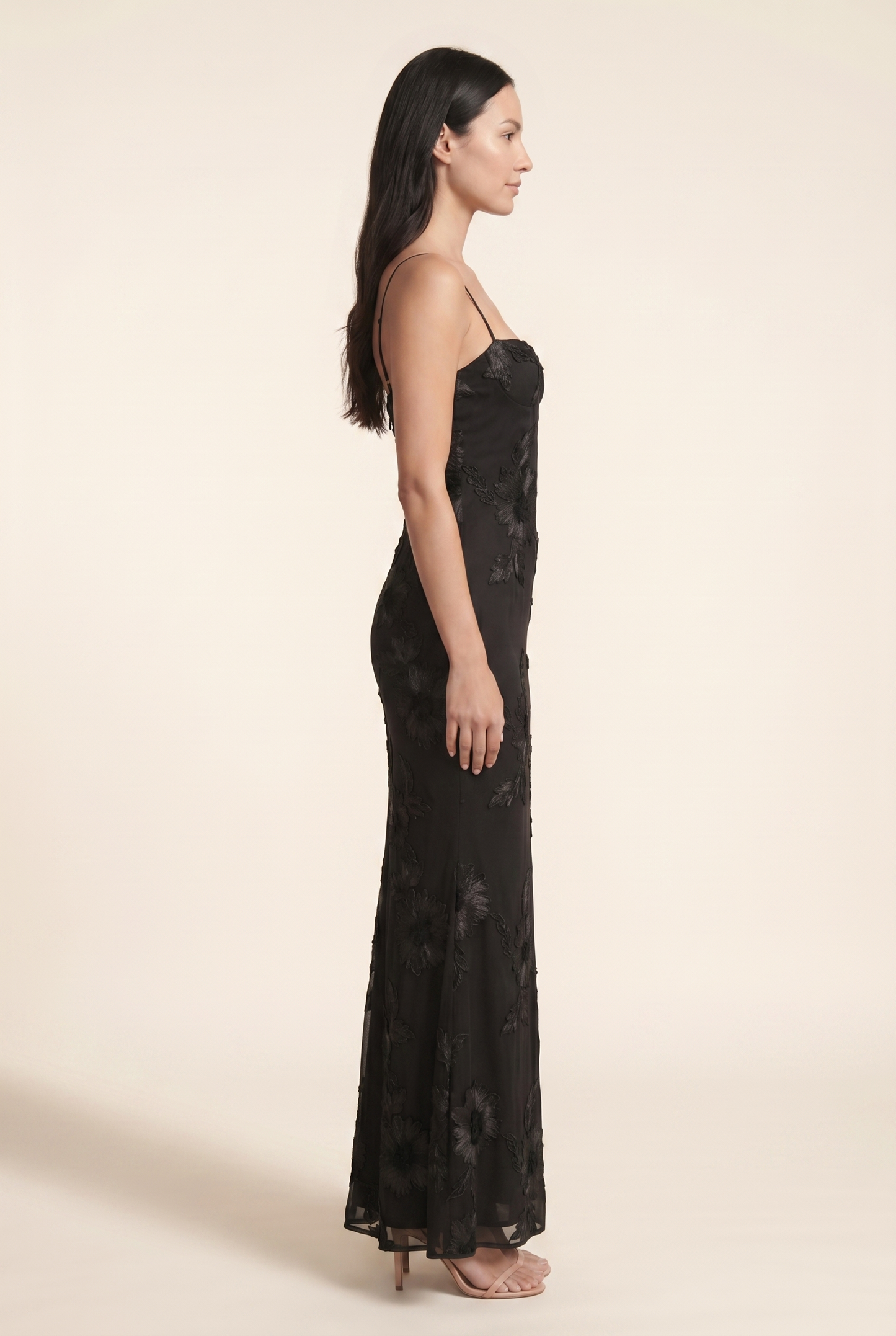 LYDIA MAXI DRESS Black side
