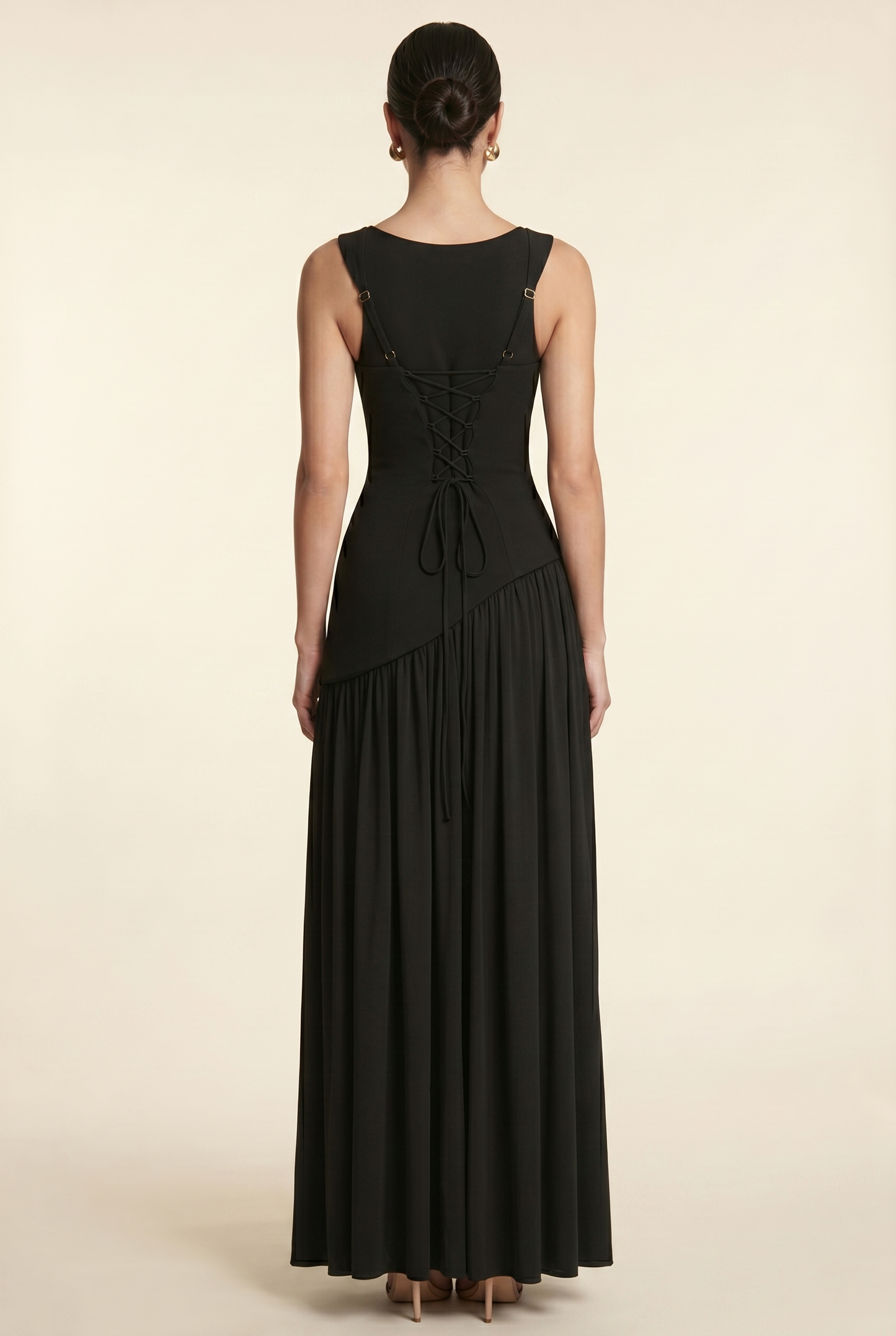 ELEANOR MAXI DRESS Black back