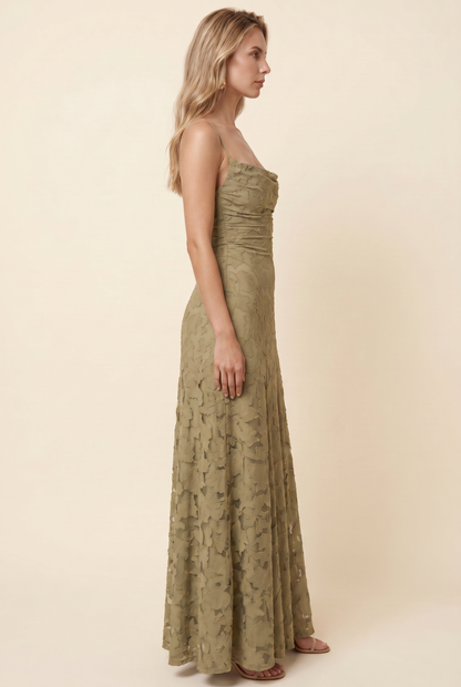 COURTNEY MAXI DRESS Sage side