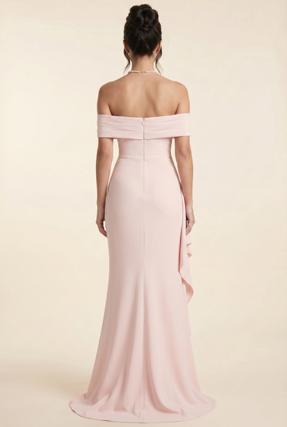 JOYCE MAXI DRESS Blush back