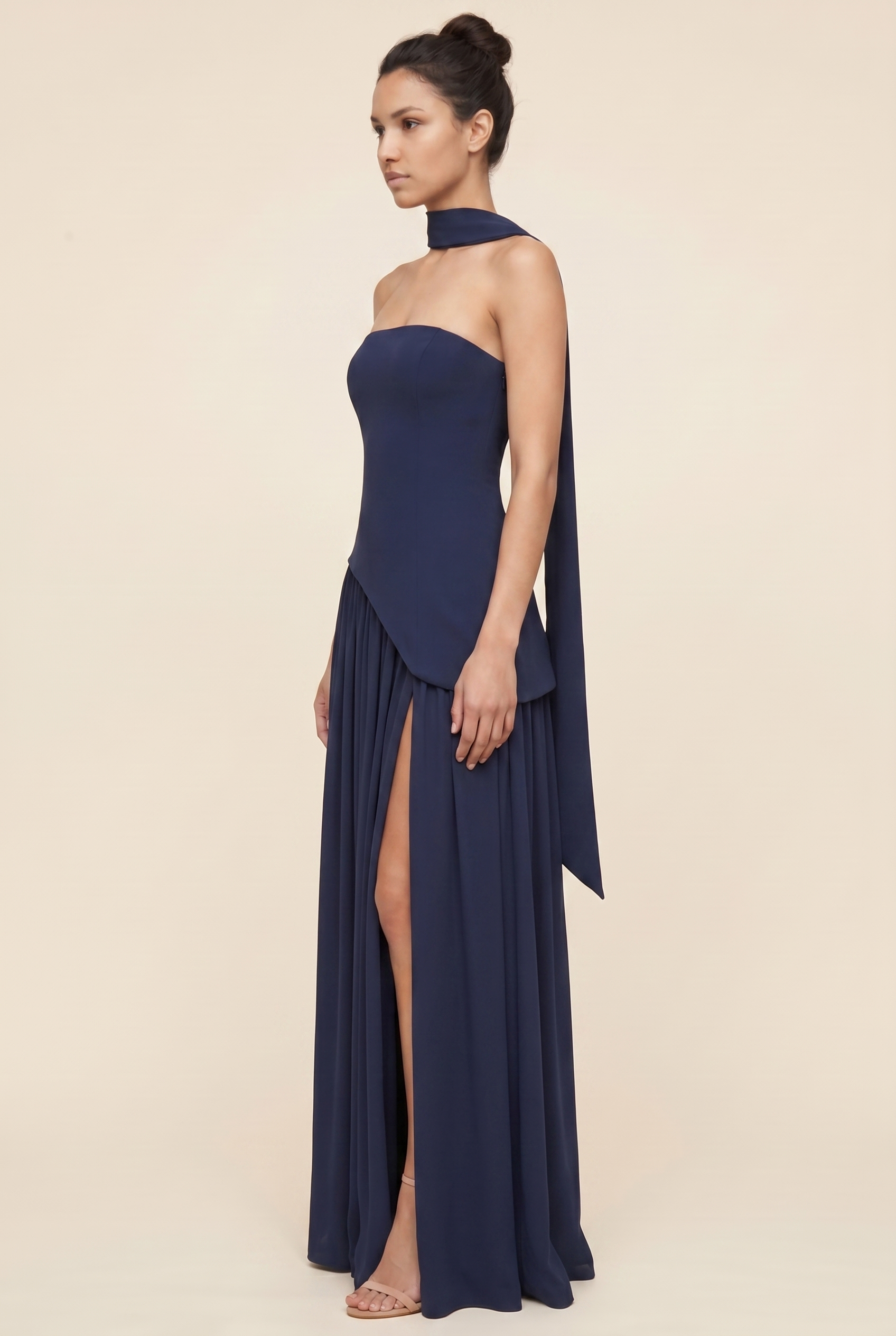 RILEY MAXI DRESS Dark Blue side
