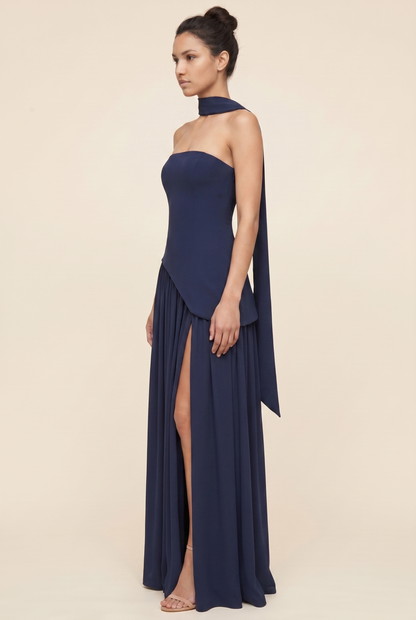 RILEY MAXI DRESS Dark Blue side