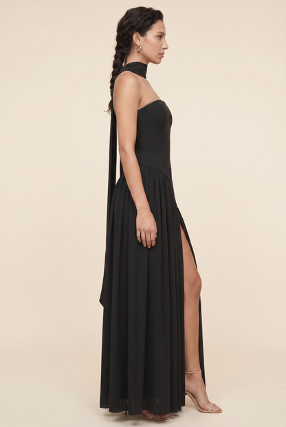 RILEY MAXI DRESS Black side