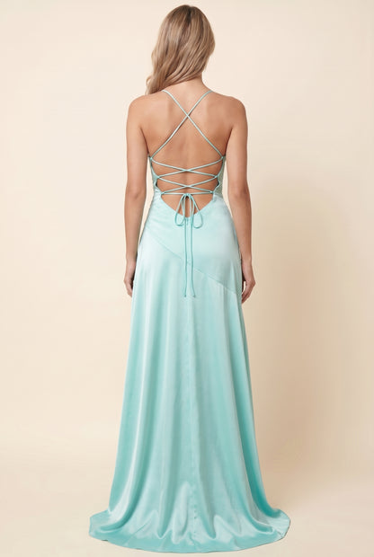 EMY MAXI DRESS Aqua back full