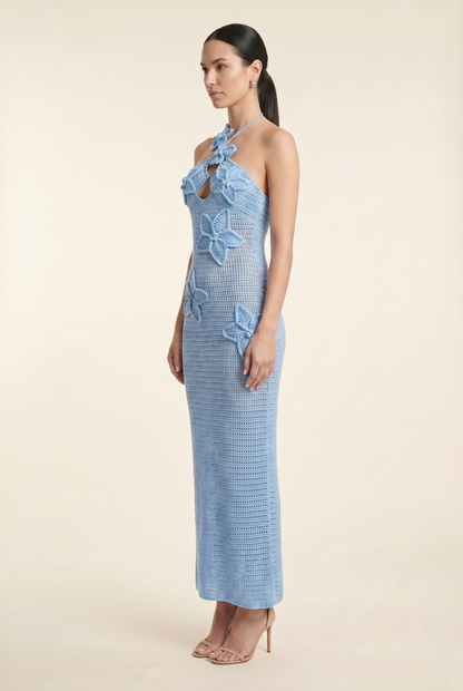 KYLA MAXI DRESS Blue side