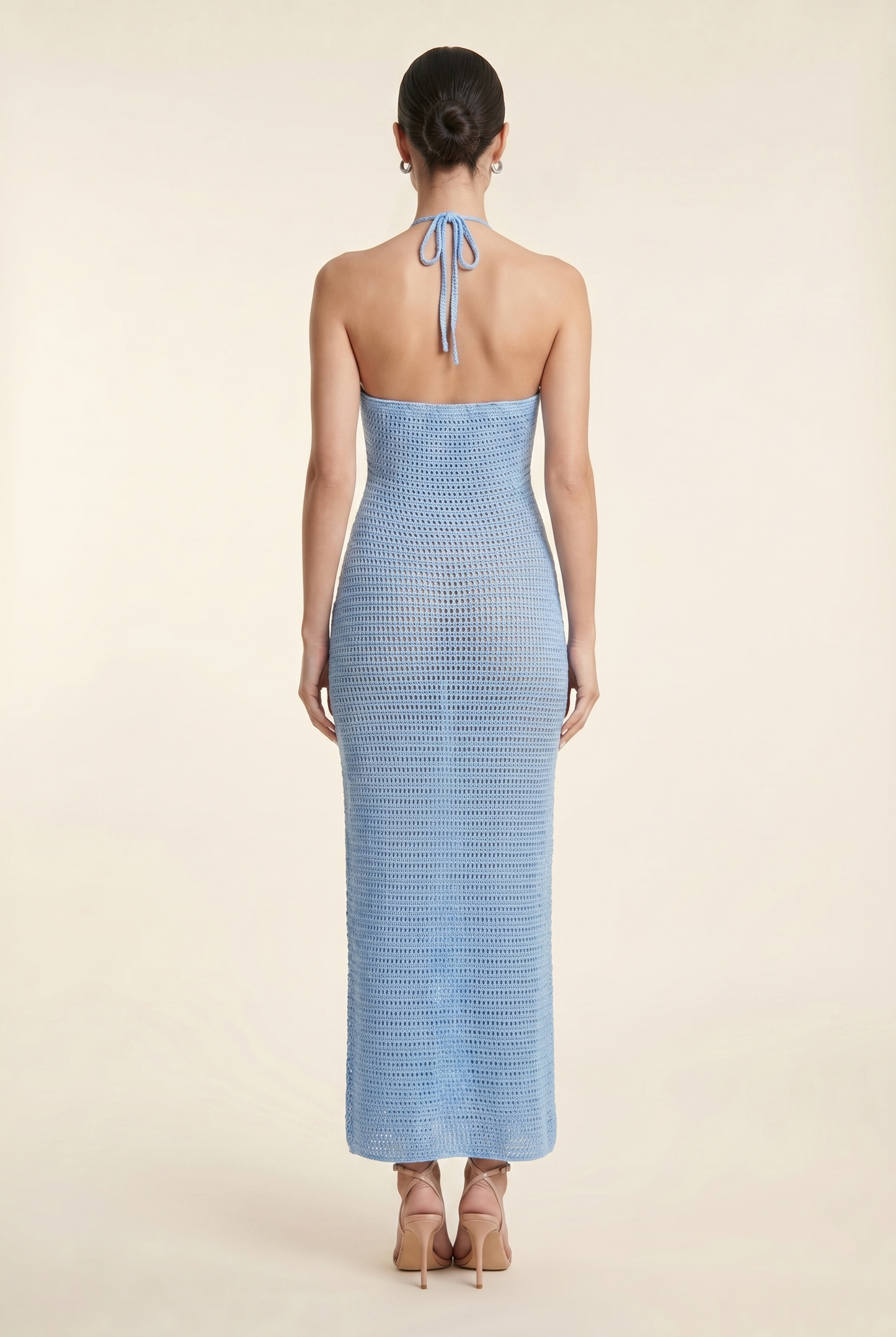 KYLA MAXI DRESS Blue back