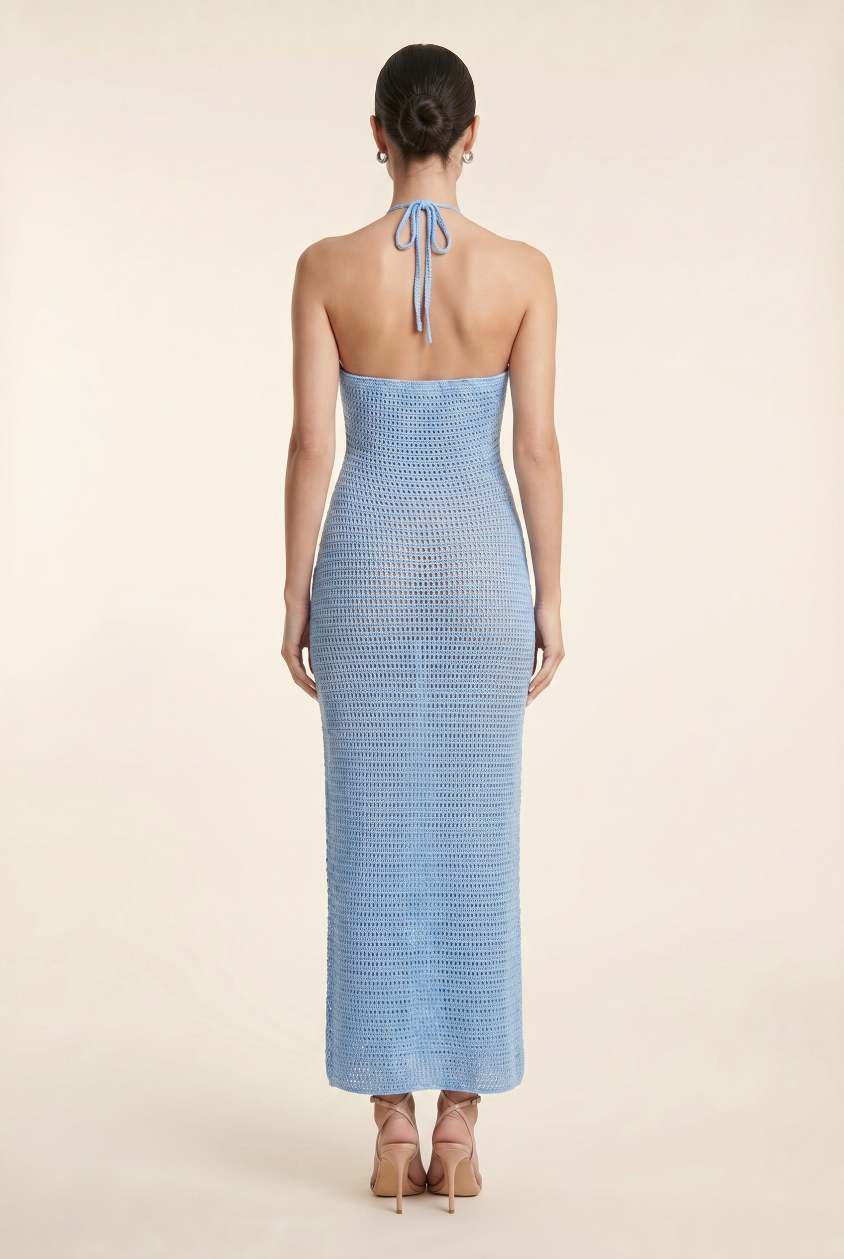 KYLA MAXI DRESS Blue back