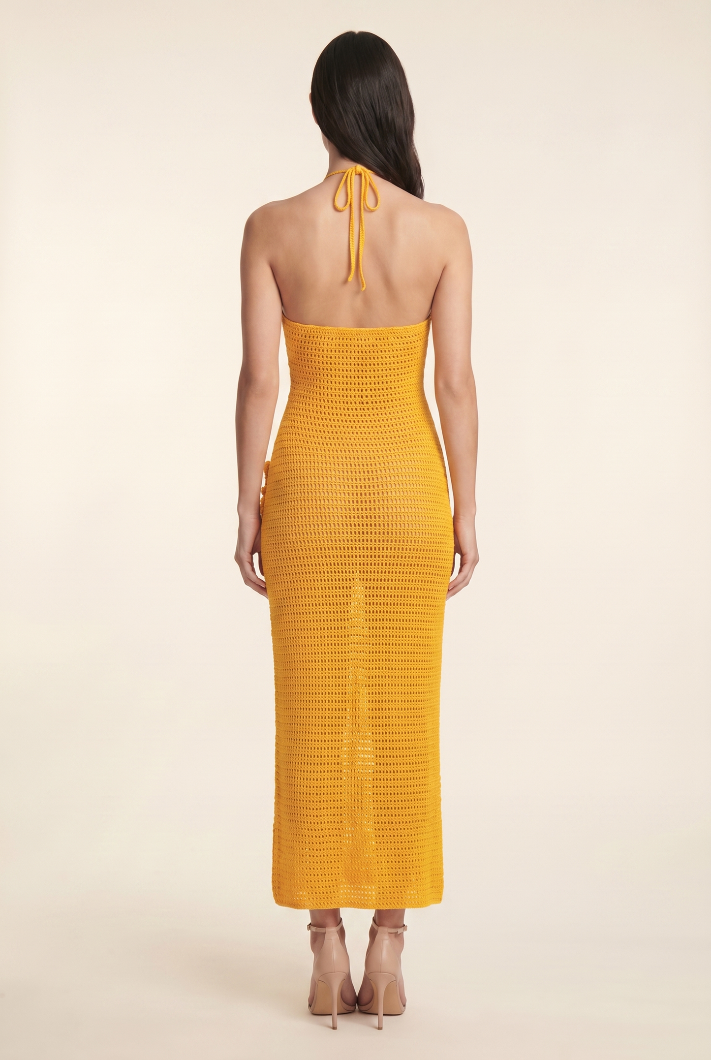 KYLA MAXI DRESS Orange back