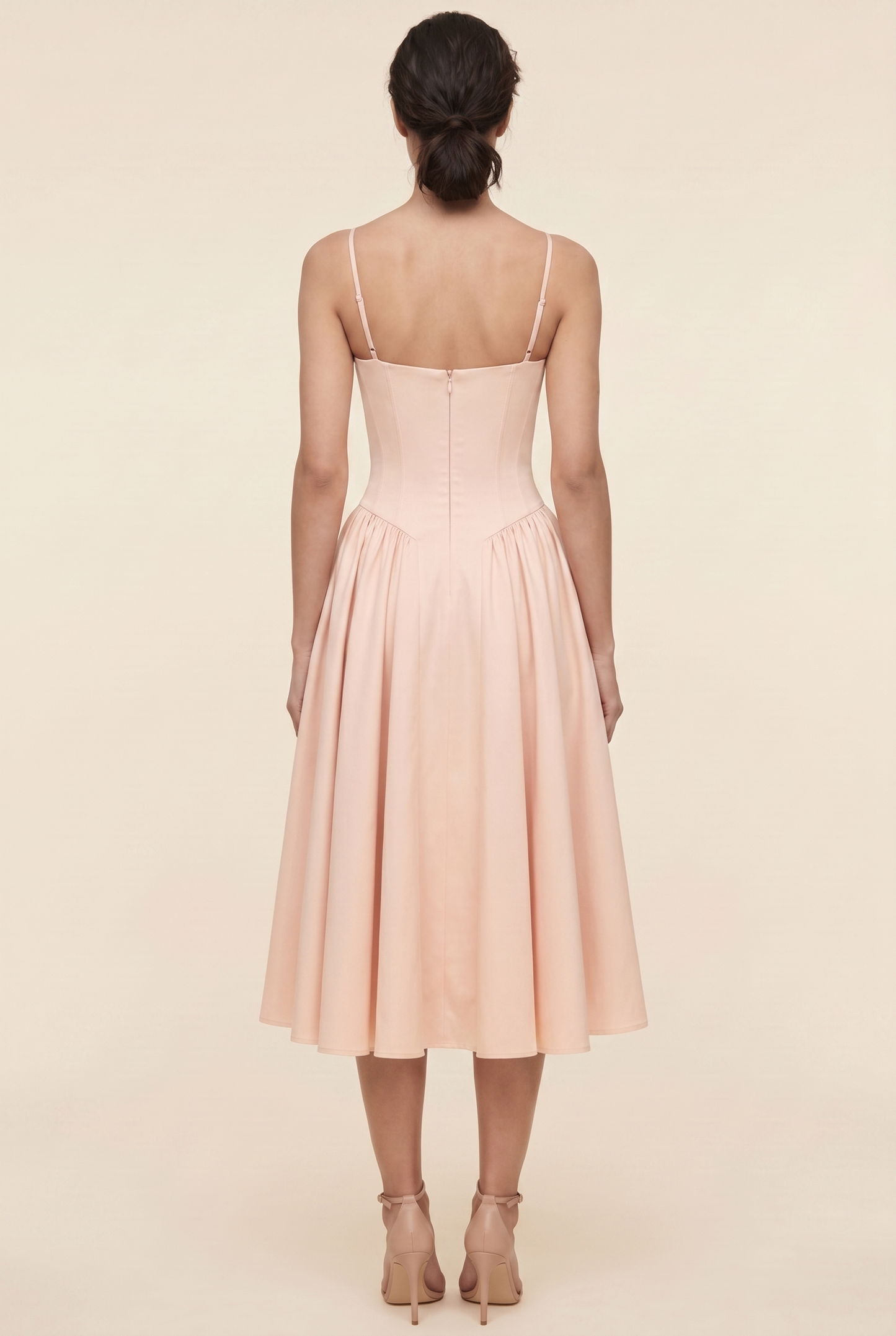 BEA MIDI DRESS Ballerina Pink back