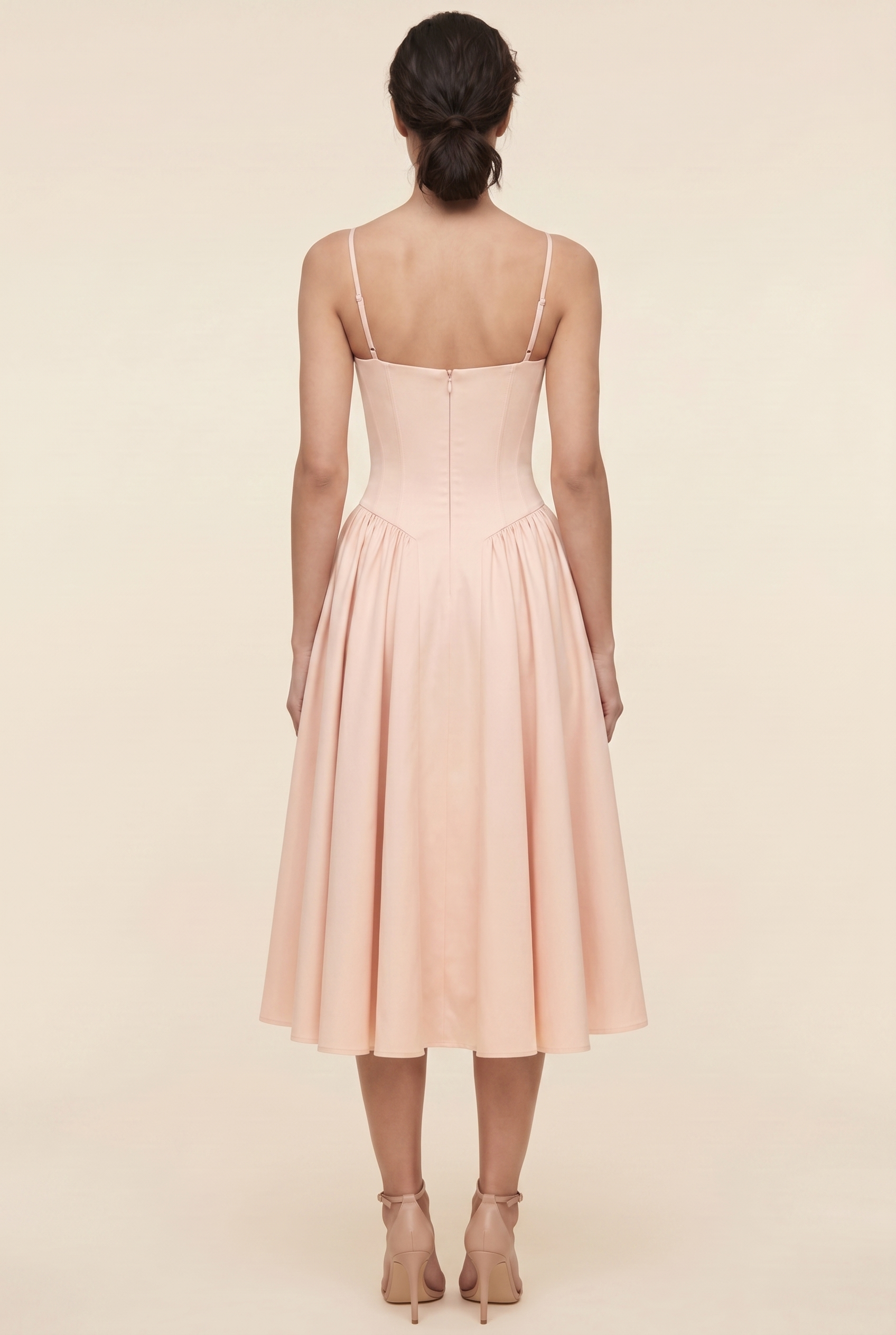 BEA MIDI DRESS Ballerina Pink back