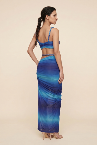 AUDREY SET Blue back