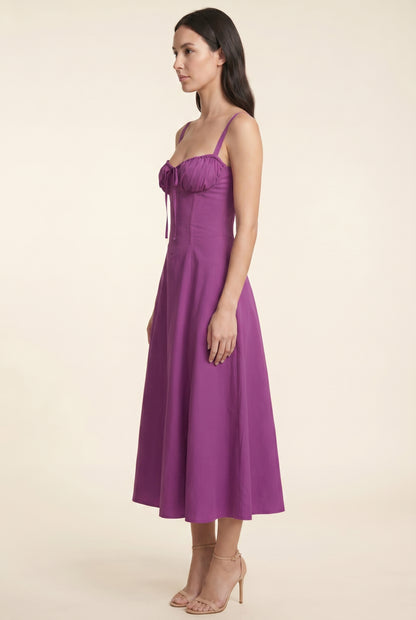 CAROLINE MAXI DRESS Purple side