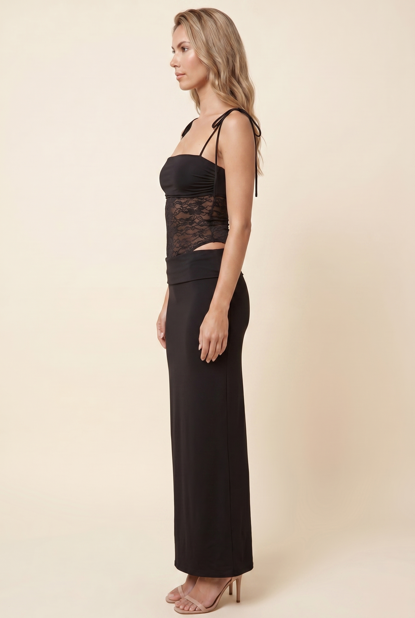 ALEXIA MAXI DRESS Black side