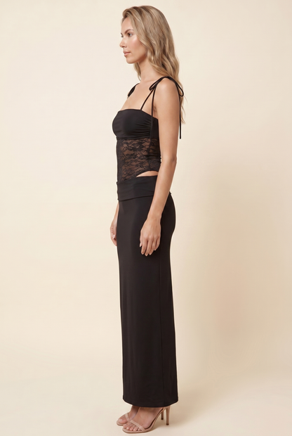 ALEXIA MAXI DRESS Black side