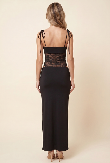 ALEXIA MAXI DRESS Black back