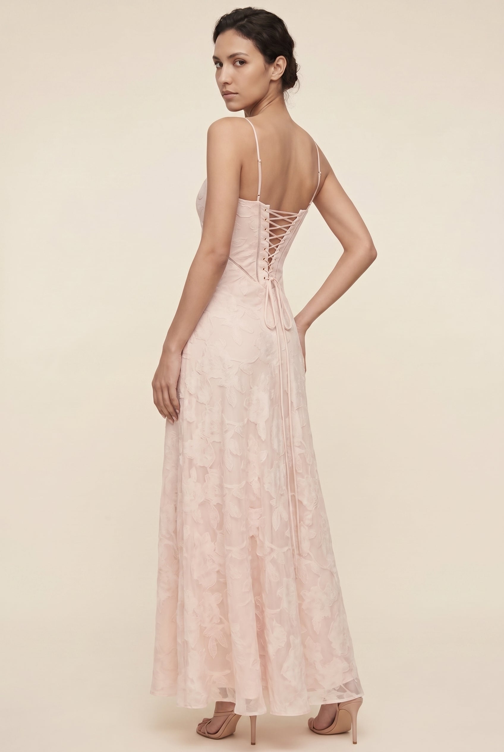 ZARA MAXI DRESS Floral Print back