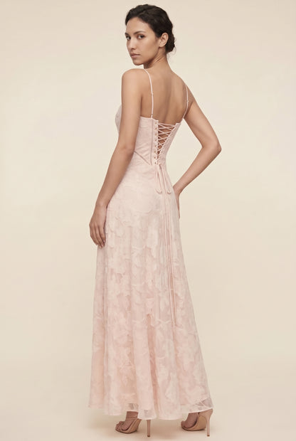 ZARA MAXI DRESS Floral Print back