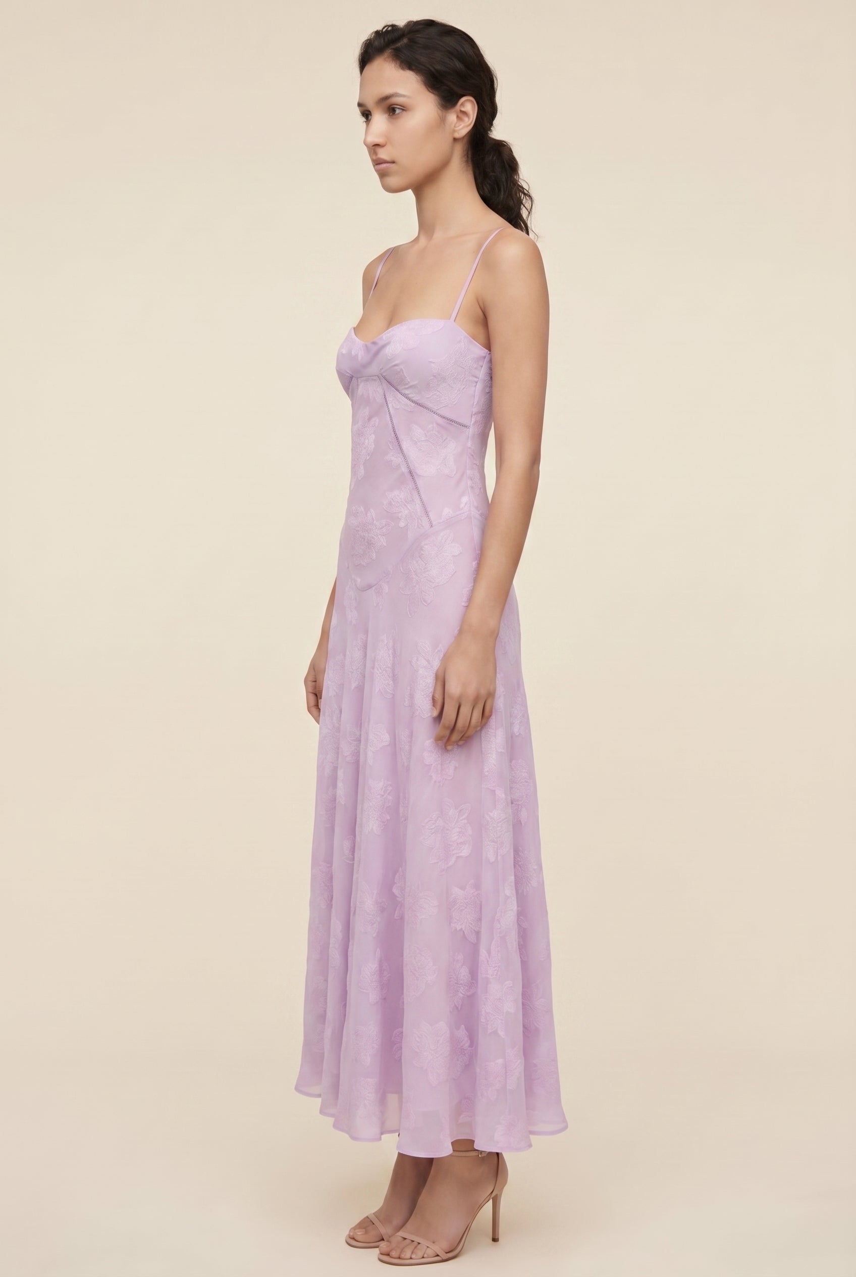 ZARA MAXI DRESS Orchid side
