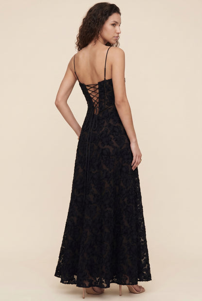 ZARA MAXI DRESS Black back