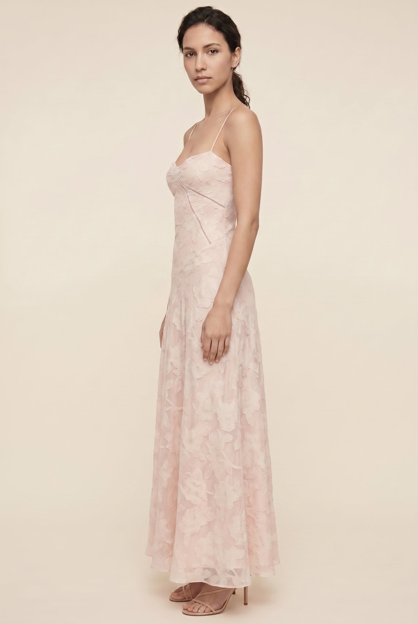 ZARA MAXI DRESS Floral Print side