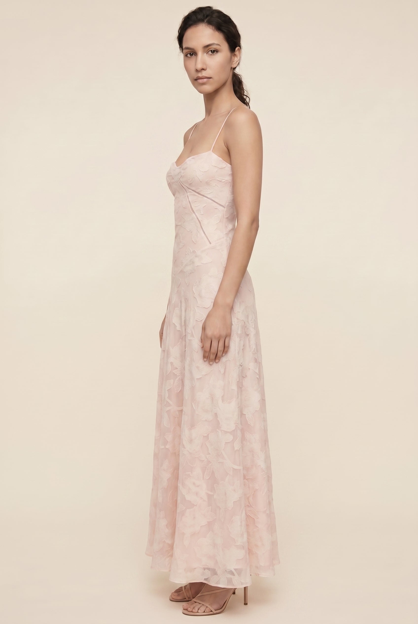 ZARA MAXI DRESS Floral Print side