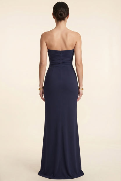 ELISA MAXI DRESS Navy back