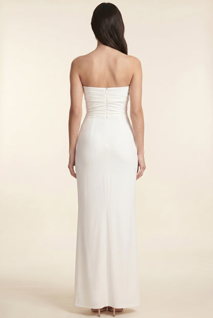 ELISA MAXI DRESS White back