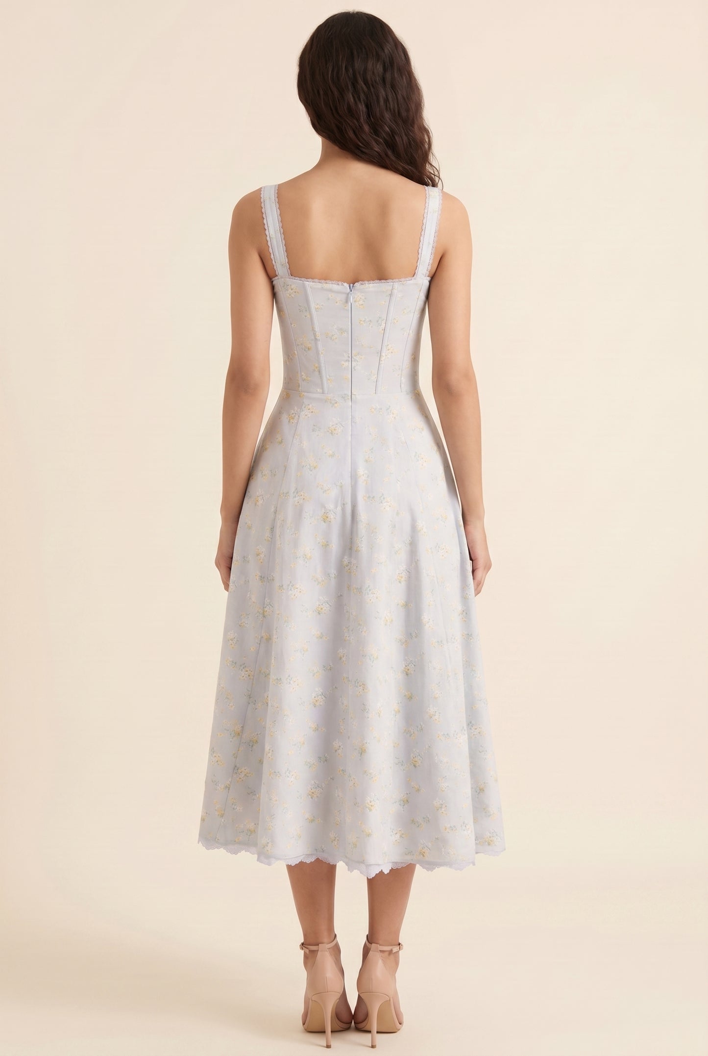 JADE MAXI DRESS Blue back
