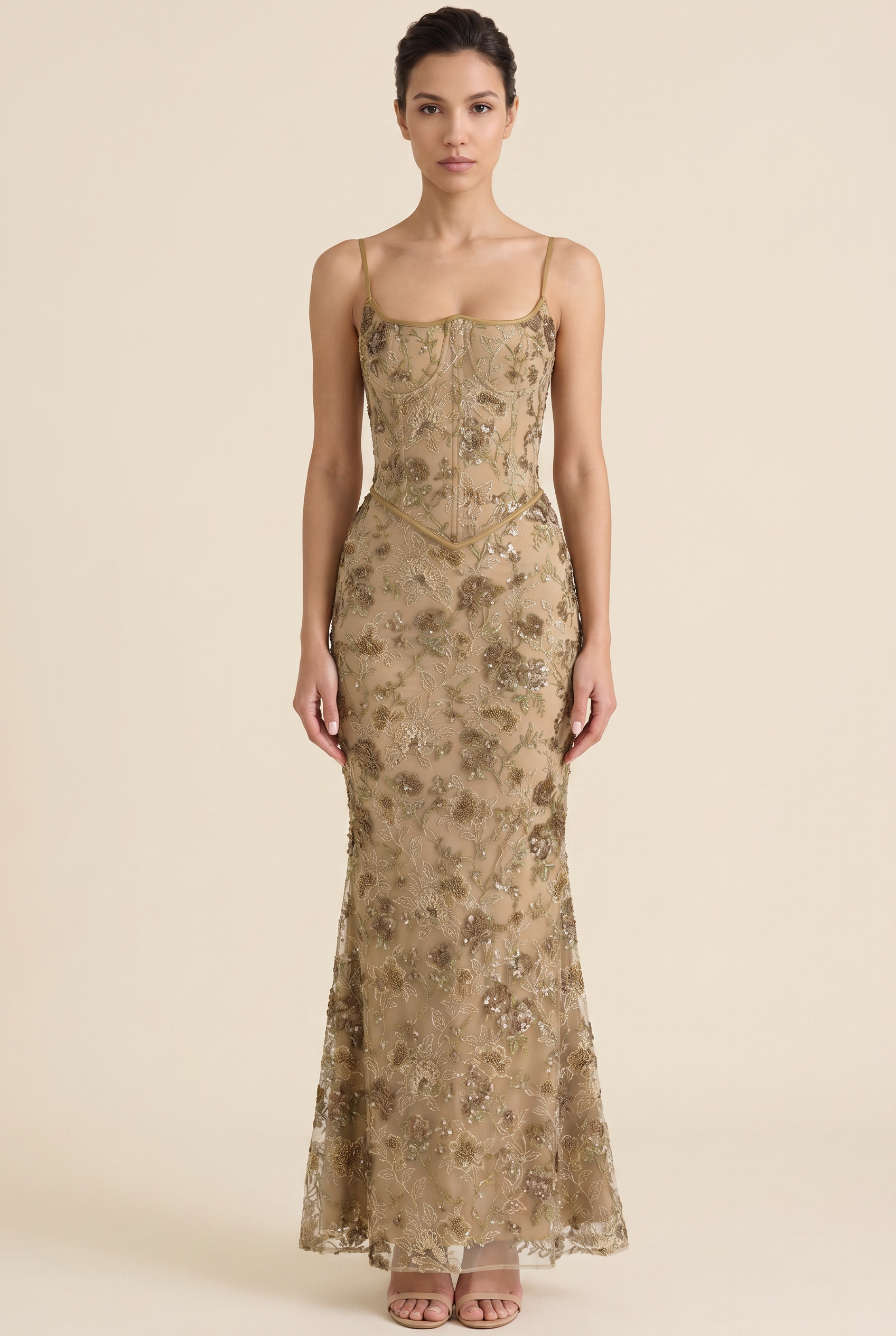 NOA MAXI DRESS Floral front