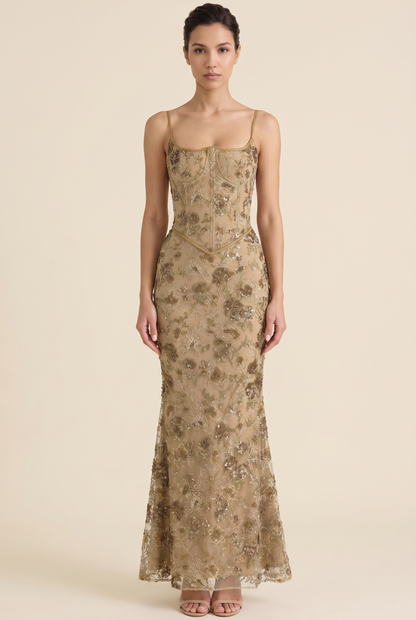 NOA MAXI DRESS Floral front