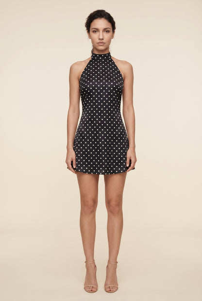 SELENA POLKA MINI Black front