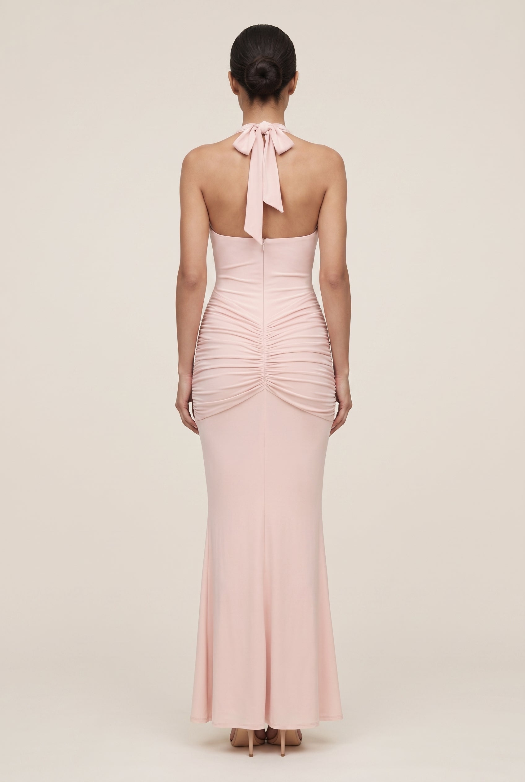 ROSA MAXI DRESS Pink back
