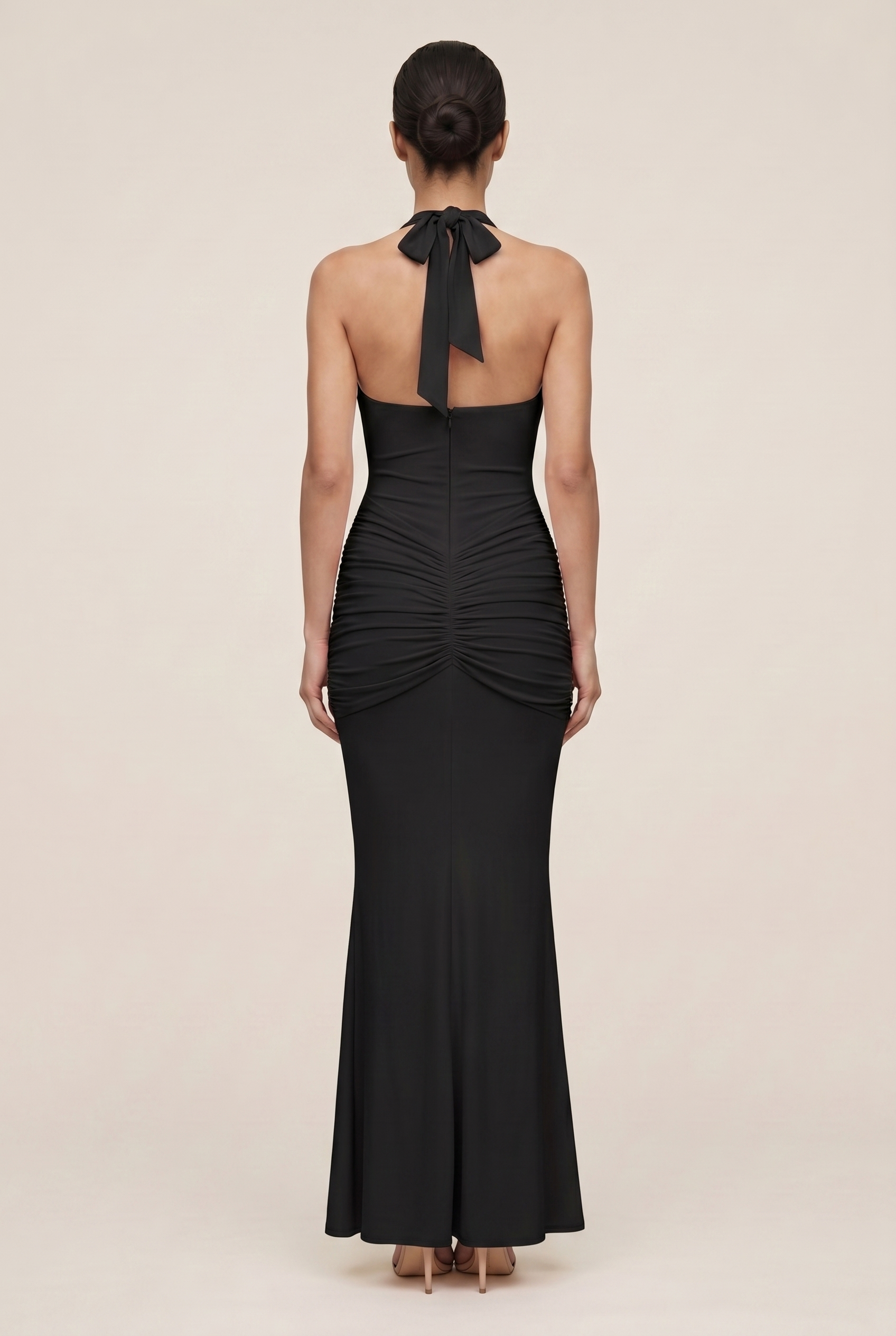 ROSA MAXI DRESS Black back