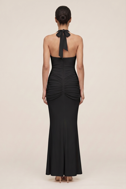 ROSA MAXI DRESS Black back