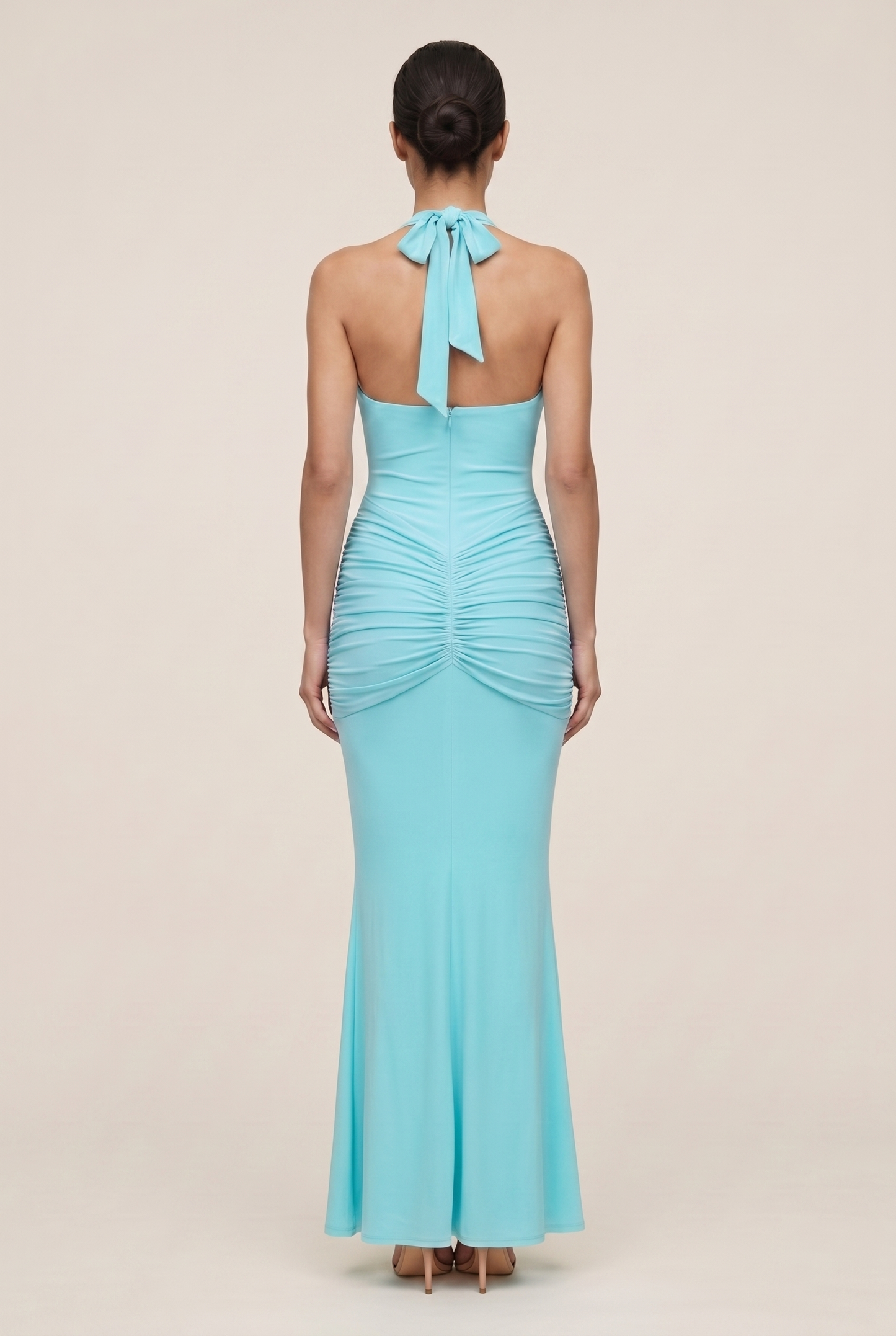 ROSA MAXI DRESS Blue back