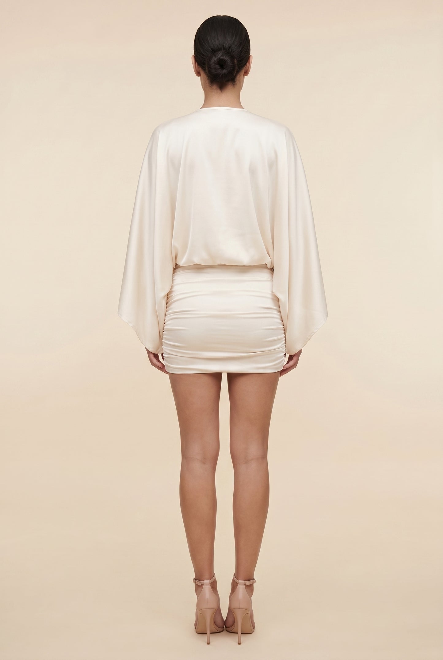 JESSICA MINI DRESS White back