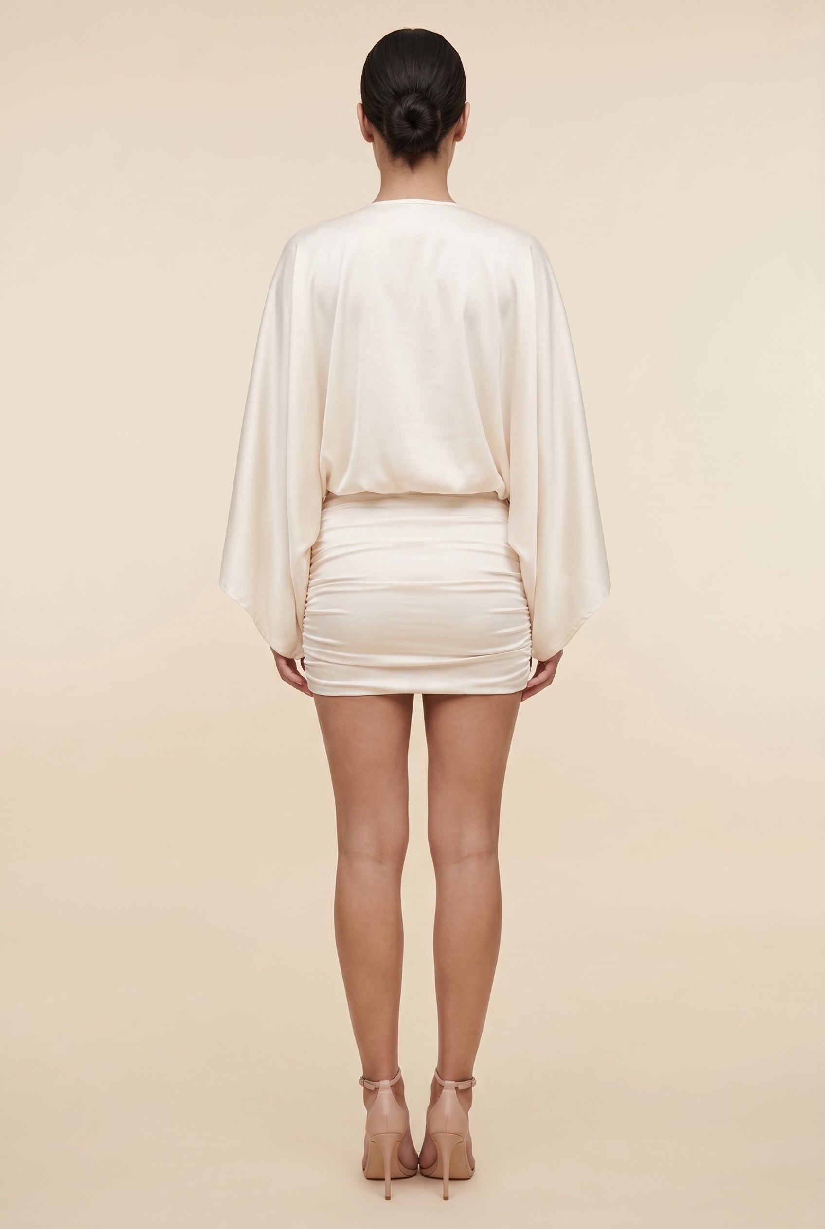 JESSICA MINI DRESS White back