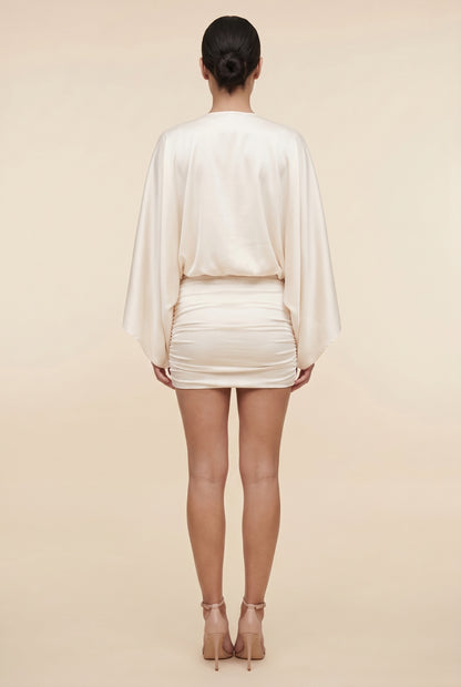 JESSICA MINI DRESS White back