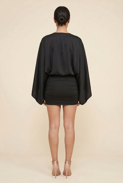 JESSICA MINI DRESS Black back